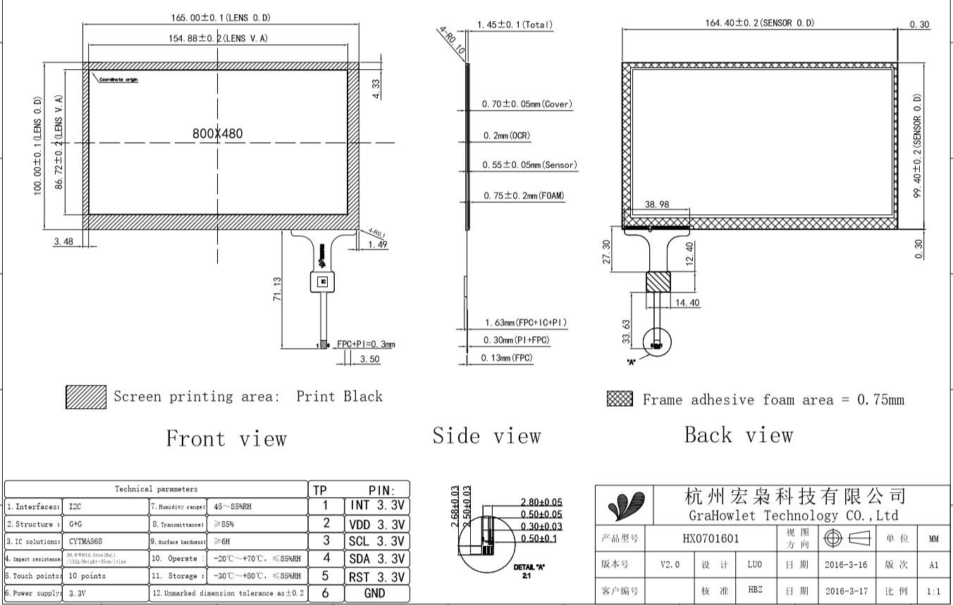 touch screen panel for car